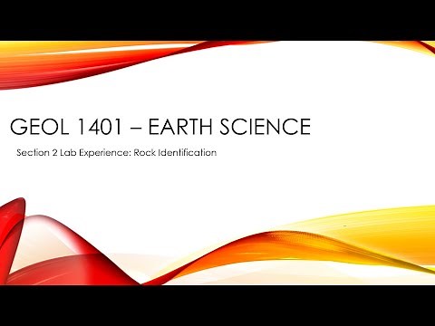 Earth Science Rock Identification Lab Overview Video