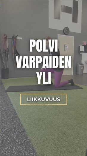 Nilkan liikkuvuus - Polvi varpaiden yli