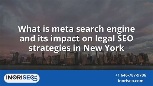 George Petropoulos on Instagram: "What is meta search engine and its impact on legal SEO strategies in New York In the realm of online information retrieval, meta search engines serve as powerful tools that aggregate results from multiple search engines to provide users with a comprehensive and diverse range of sources. By utilizing this technology, users are able to access a wider array of information in a more efficient manner, ultimately enhancing ... Read the full post: - https://inoriseo.co