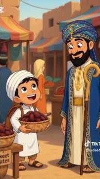 The Honest Date Seller Cartoon| Islamic Moral Story for Kids. #shorts#shortvideo#kidssongs