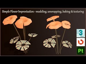 Easiest Way to Make 3D Flowers in 3ds Max!