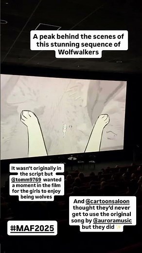 A peak behind the scenes of this stunning sequence of #Wolfwalkers