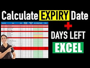 𝐇𝐎𝐖 𝐭𝐨 𝐂𝐀𝐋𝐂𝐔𝐋𝐀𝐓𝐄 𝐄𝐗𝐏𝐈𝐑𝐘 𝐃𝐀𝐓𝐄 𝐚𝐧𝐝 𝐃𝐚𝐲𝐬 𝐋𝐞𝐟𝐭 𝐢𝐧 𝐄𝐱𝐜𝐞𝐥