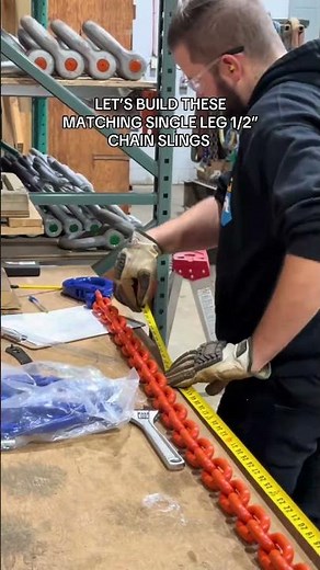 Let's build these matching grade 100 chain bridles