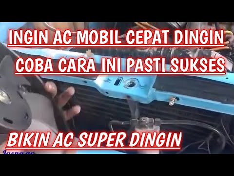 Cara Membuat AC Mobil Cepat Dingin.Cara Pasang Extra Fan Kondensor AC Mobil.AC Mitsubishi Lancer