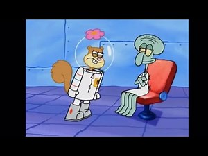 Squidward Kicks Sandy