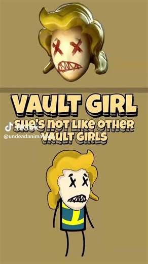 Vault Girl Fallout Animation - #gaming #games #gamer #fallout #gamingshorts