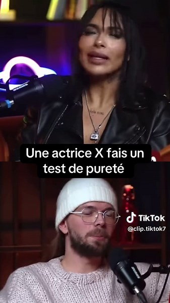 Test de pureté d'une actrice X révélée