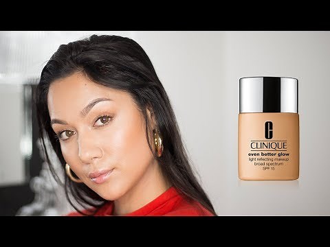 Dewy Foundation Routine | Clinique Even Better Glow Foundation Review