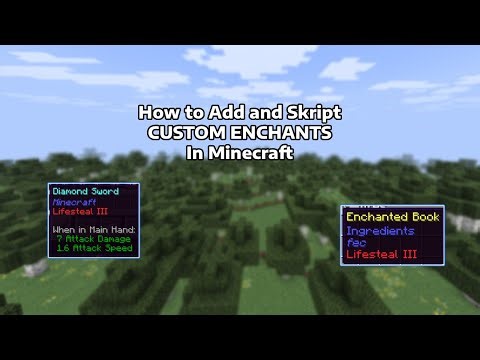 How to Create and Skript CUSTOM ENCHANTS in Minecraft | FoxEnchantCreator