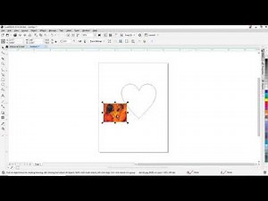 How to insert picture into an heart shape in CorelDraw