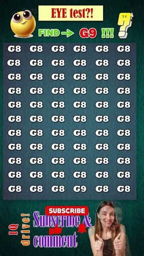 Tell me where G9? | Math Puzzle #shorts #different #puzzles #opticalillusion
