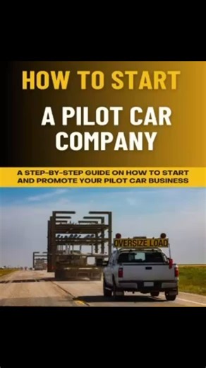 Kay Howard on Instagram: "Everything you need to start your own pilot/escort car business — no CDL, no truck required! 📘 Inside the Manual: ✅ Step-by-step guide on how to become a pilot/escort driver ✅ State-by-state certification info & requirements ✅ Equipment checklist (signs, lights, flags, etc.) ✅ How to find work and get hired ✅ High-pole vs. lead/follow vehicle roles ✅ Sample invoice + pricing guide ✅ DOT rules & safety tips ✅ List of companies & brokers to contact ✅ Business startup tip