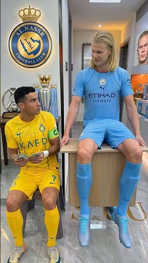 Haaland's legs went missing 💀 #football #meme #shorts
