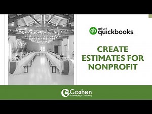 How to Create Estimates in QuickBooks Online for Nonprofit