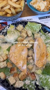 looking for a caesar salad? 👀 📸 TT @growwithsophh #girldinner #caesarsalad #nandos | Nando's