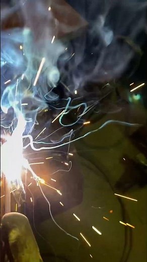 Arc Welding Electrode Flame