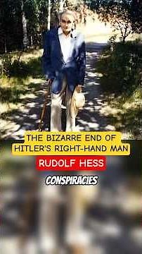 The Bizarre End Of Hitler's Right-Hand Man: Rudolf Hess - Conspiracies #history #shorts #ww2
