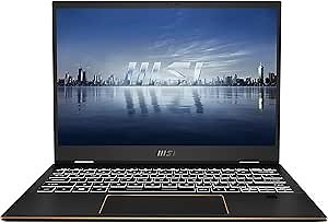 msi Summit E13 Flip Evo (2024) 13.4" FHD+ 120Hz Professional 2 in 1 Laptop: Intel Core i7-1280P, Intel Iris Xe, 16GB LPDDR5, 1TB NVMe SSD, Thunderbolt 4, WiFi 6E, Win 11 Home: Ink Black A12MT-026US