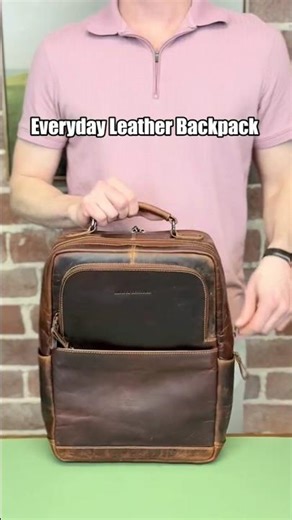 Orlando Backpack Full Grain Leather Review | Minori Leather Everyday Carry