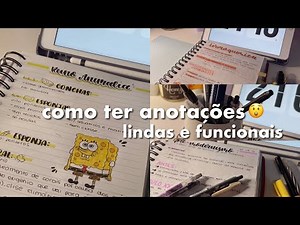 How to take beautiful, quick, and practical notes (they're VERY functional) 📱💕