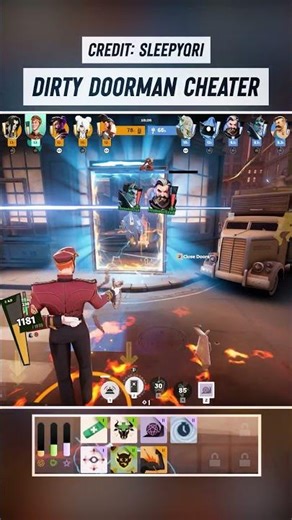 Dirty Doorman cheater 🤥 #deadlock #deadlockclips