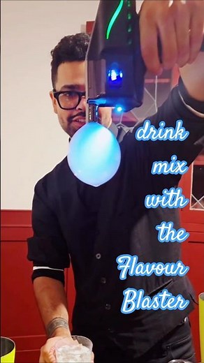 Drink mix step-by-step (margarita cocktail) with the Flavour Blaster