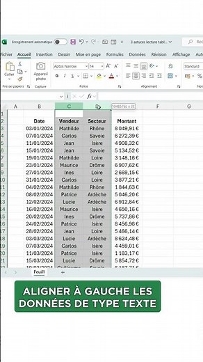 ✅ 3 astuces pour faciliter la lecture d'un tableau sur Excel !