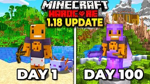 I Survived 100 Days on the 1.18 UPDATE in Hardcore Minecraft... Here's What Happened #aCookieGod #new #video #gaming #minecraft | ACookieGod Gaming