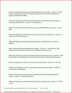 Liquid Penetrant Level Ii Actual Questions And Answers Lates video