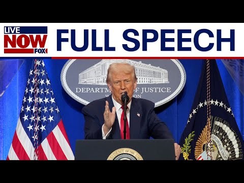FULL REMARKS: President Trump speaks at the Justice Department