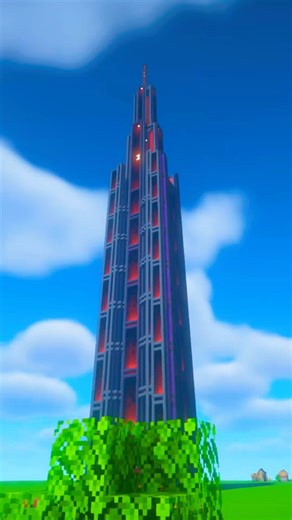 Minecraft: Futuristic Skyscraper z71 #shorts #minecraft #minecraftbuilding
