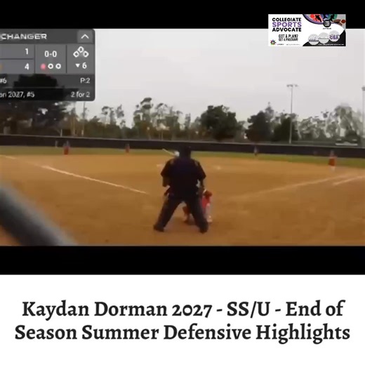 Kaydan Dorman 2027 - SS/U - End of Season Summer Defensive Highlights #BANGBANG #BRICKBYBRICK @DormanKaydan | Collegiate Sports Advocate