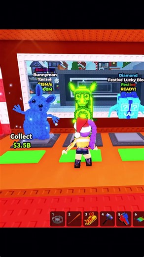 I STOLE BUNNYMAN🎅🤯 Lucky Block MAX LUCK #roblox #brainrot #stealabrainrot #trend