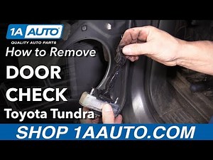 How to Remove Door Check 00-06 Toyota Tundra