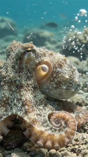 How Does an Octopus Breathe Underwater? #octopus #marinebiology #facts