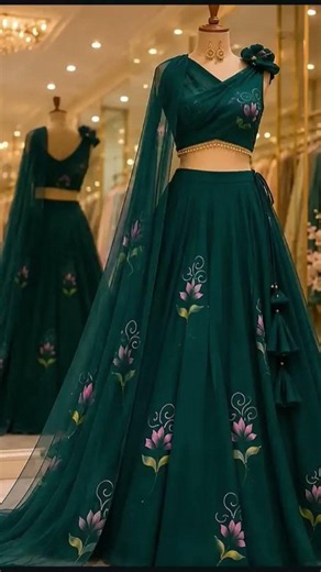 best lahga design for women 🔥💯💫# fashion #trending ( teri meri gal h hogi mashur)