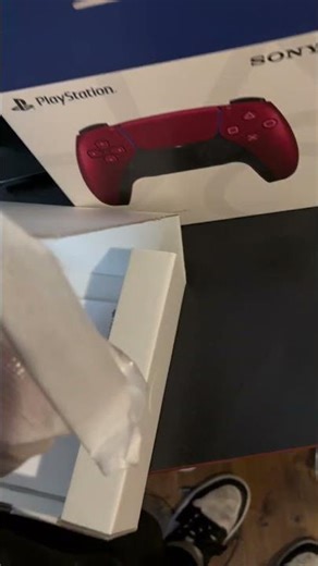 PS5 Volcanic Red Controller Unboxing for Christmas Day #unboxing #christmas