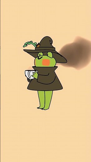 Blender Cute Frog Character – Viewport to Final Render #shorts #blender #toonshader #toonstyle