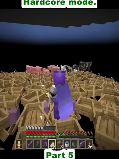 Building a Base Under Bedrock in Hardcore Minecraft