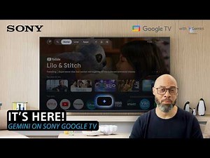 It's here! Gemini on Sony Google TVs!