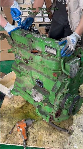 Today, I'd like to share with you the disassembly video (2) of the John Deere 4045 engine.