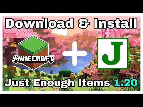 How To Download & Install Just Enough Items In Minecraft 1.20