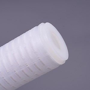 [Hot Item] High Purity Gas Filtration Filter Absolute 0.22 Micron 10'' PTFE Membrane Pleated Filter Cartridge Vent Filter for Tanks