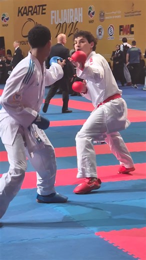 Karate fans, time to play!! 🥳 Who scored? 🔴 or 🔵❓... or both? 😜 Vote now!!! #Karate #KarateForLife #karateone2026 #youthleaguefujairah2026