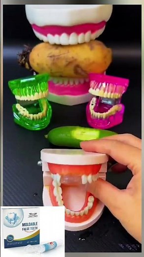 Temporary teeth, repair your #tooth #filling #missingteeth #dentures #teeth #repair #tooth