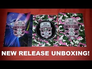 SNSD 소녀시대 少女時代 New Release Unboxing - The Best Live at Tokyo Dome Concert (Blu-ray Version)