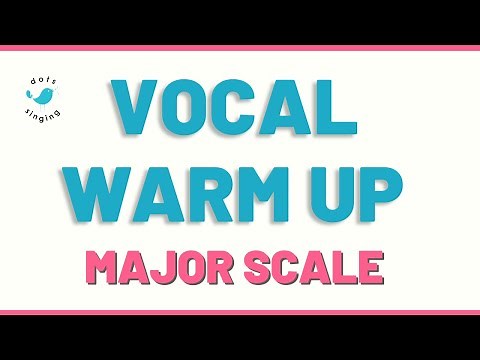Vocal Warm Up | Major Scale Ascending and Descending