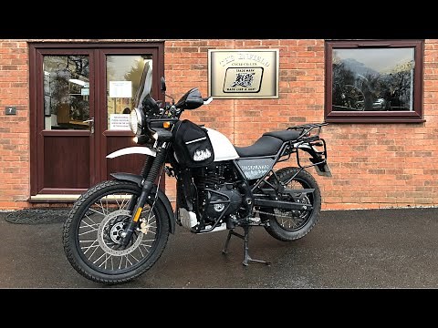 Royal Enfield Himalayan fitted with 462cc big bore kit and accessories from Hitchcocks Motorcycles