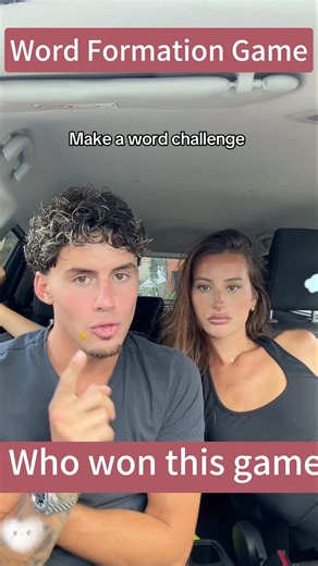 Guess who will win the word formation game.